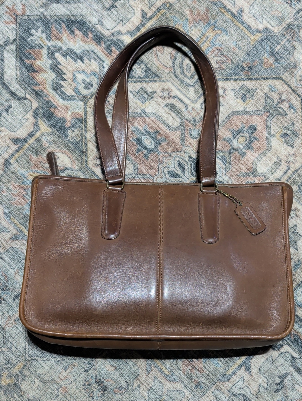 Early Vintage Coach Market tote